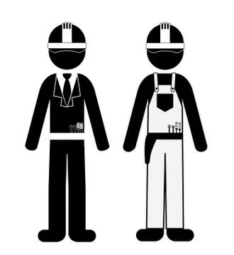 Engineer design Stock Illustration