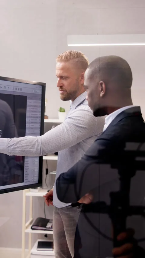 Engineer Doing 3D CAD Model Design On Computer Video stock 255870506