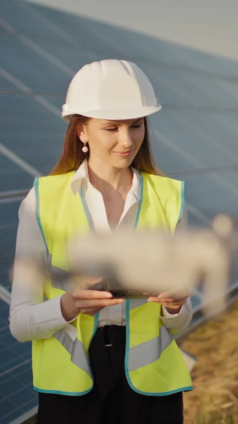 Engineer with Drone Controller Stock Footage 317174674