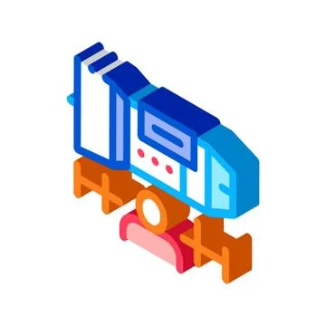 Engineer Engine isometric icon vector illustration Stock Illustration
