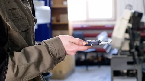 Engineer In Factory With Apprentice Checks Component Quality. Stock Footage 101976274