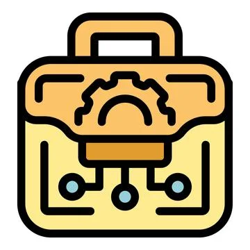 Engineer factory tool icon vector flat Stock Illustration