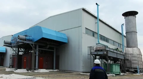 Engineer Goes Away Near Unit Stock Footage 10790366