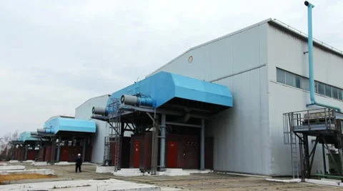 Engineer Goes Near Units Video stock 10790359