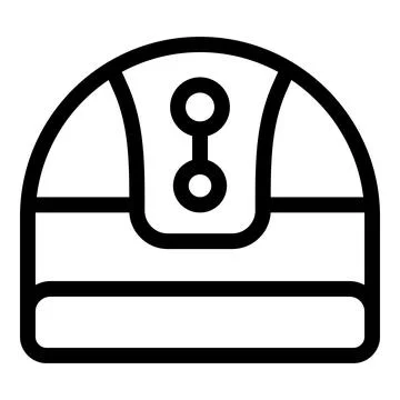 Engineer hard hat representing construction and safety icon Stock Illustration