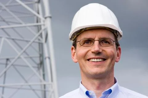 Engineer with hardhat Stock Photos