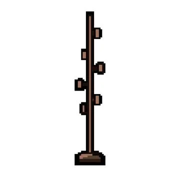 Engineer hat stand pixel art vector illustration Stockillustratie