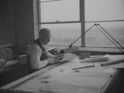 Engineer at his desk Stock Footage 229023741