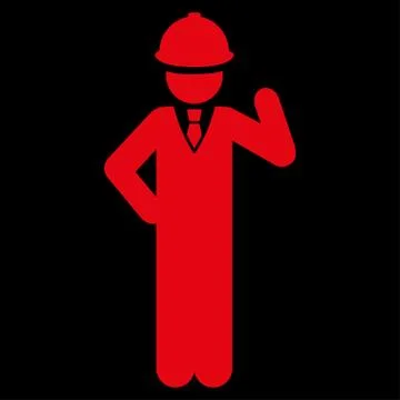 Engineer icon from Business Bicolor Set Stock Illustration