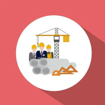 Engineer icon design Stock Illustration