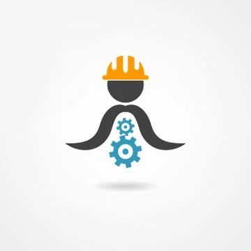 Engineer icon Stock Illustration
