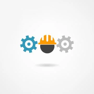 Engineer icon Illustrazione stock