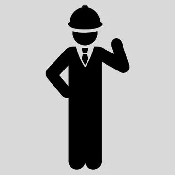 Engineer icon Stock Illustration