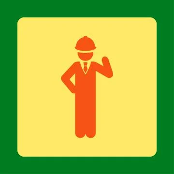 Engineer icon Illustrazione stock