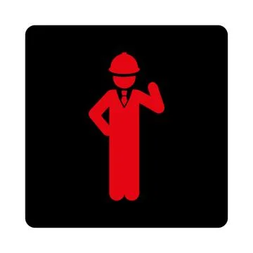 Engineer icon Illustrazione stock