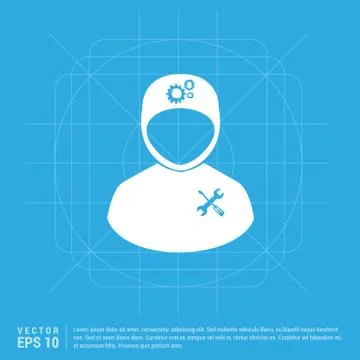 Engineer Icon Illustrazione stock