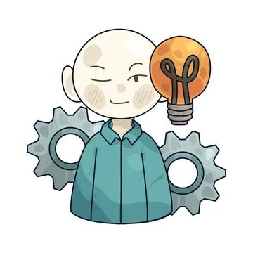 Engineer illustration Stock Illustration