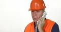 Engineer Image Talk Technical Problems Using Landline Communication 4k or 4k+ Resolution