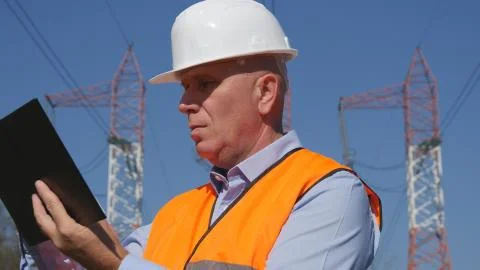 Engineer Image Writing Technical Data in Agenda Stock Photos