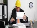 Engineer Inside Accounting Office Analyzing Paperwork Cash Money Us Dollars 4k or 4k+ Resolution