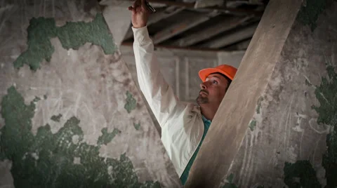 The Engineer Is Inspecting Facility Of The Construction  1 動画素材 30110295