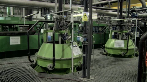 Engineer inspecting machinery in factory Stock Footage 60936238