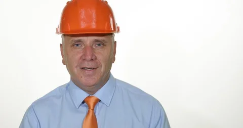Engineer Interview Talking Confident About Buildings Construction Stock-Footage 103250428