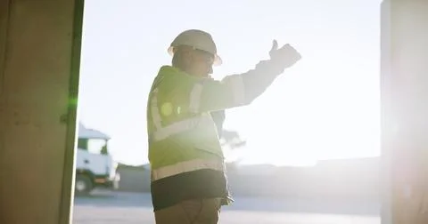 Engineer, man and inspection at construction site for building, development and Stock Photos
