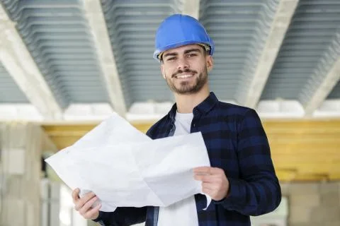 An engineer man during inspection Stock Photos