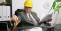 Engineer Man Inside Office Room Control Plans Work Modify Architecture Project 4k or 4k+ Resolution