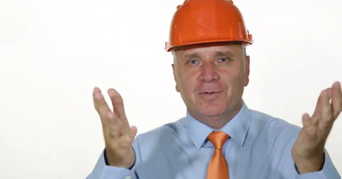 Engineer Manager Satisfaction Expression Explain TV Camera Project Procedure Stock Footage 53892055
