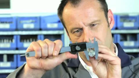 Engineer measuring Stock-Footage 11899549