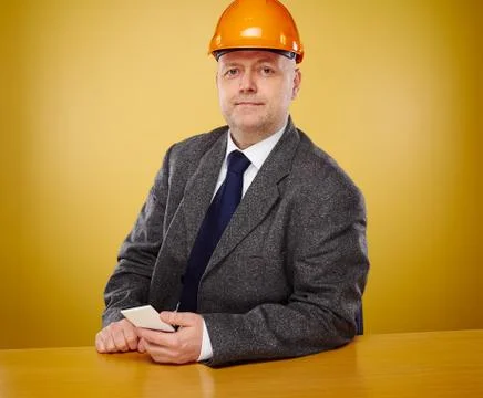 Engineer in office Fotos Stock