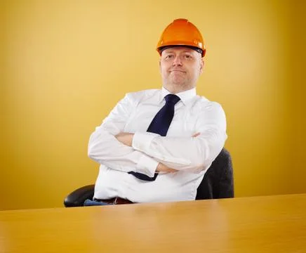 Engineer in office Foto stock