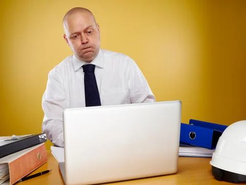 Engineer in office Foto stock