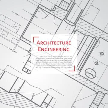Engineer or architect illustration Stock Illustration
