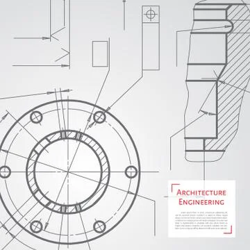 Engineer or architect illustration Stock Illustration