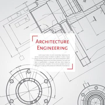 Engineer or architect illustration Stock Illustration