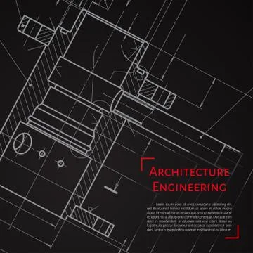 Engineer or architect illustration Stock Illustration