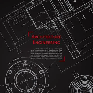 Engineer or architect illustration Stock Illustration