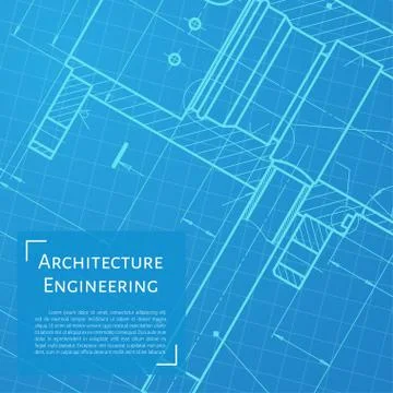 Engineer or architect illustration Stock Illustration