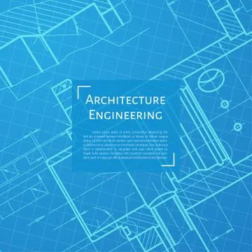 Engineer or architect illustration Stock Illustration