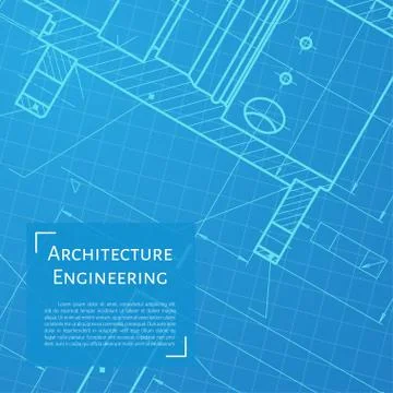 Engineer or architect illustration Stock Illustration