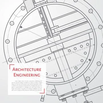 Engineer or architect illustration Stock Illustration