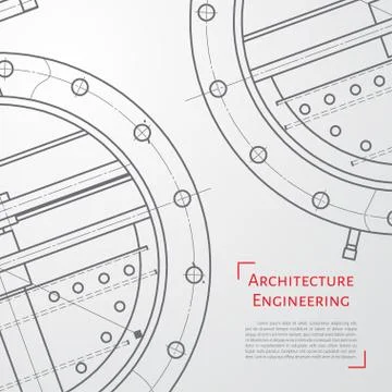Engineer or architect illustration Stock Illustration