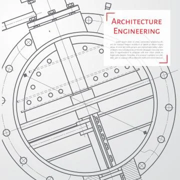 Engineer or architect illustration Stock Illustration