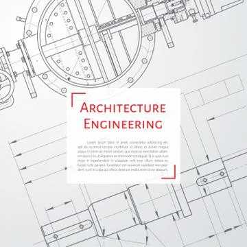 Engineer or architect illustration Stock Illustration