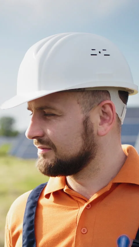 Engineer Portrait Vertical Video Stock Footage 317120030
