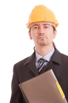 Engineer posing Stock Photos