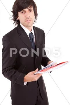 Engineer reading plan Stock Photos